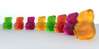 © ilyashulika - Jelly Gummy Bears. Fruit gum candies