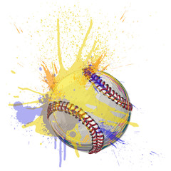 Wall Mural - Baseball
Created by professional Artist.all elements are kept in separate layers,
and grouped.