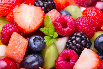 Plakat zdrowy wiśnia owoc zdrowie jedzenie