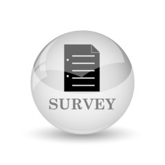 Canvas Print - Survey icon