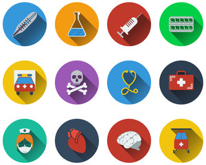 Sticker - Set of medical icon