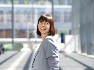 Wall Mural - Happy professional business woman