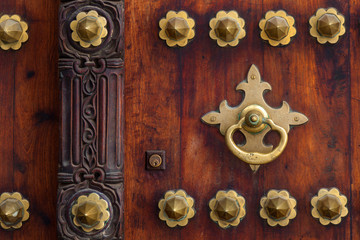 Wall Mural - traditional zanzibar door detail