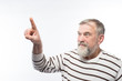 © kostyha - Old man with a beard is pointing