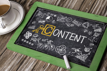 Wall Mural - content concept