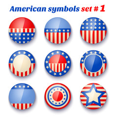 Wall Mural - symbols of the USA