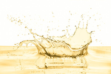 Wall Mural - white wine splash