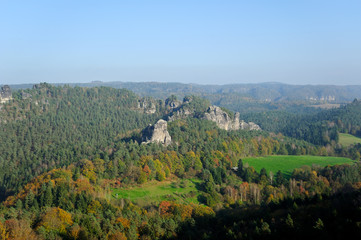 Canvas Print - Elbsandsteingebirge