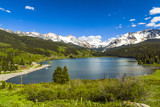 Fototapeta Sypialnia - Trout Lake off of Highway 145 near Telluride, Colorado. Looking East.