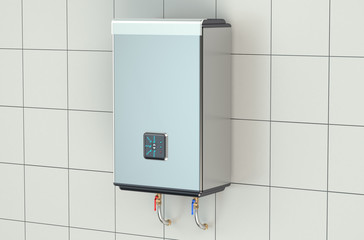 Wall Mural - automatic water heater