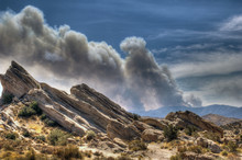 Fire From Vasquez Rocks HDR