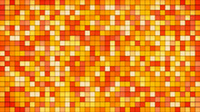 Orange Tiles Glass Mosaic Background