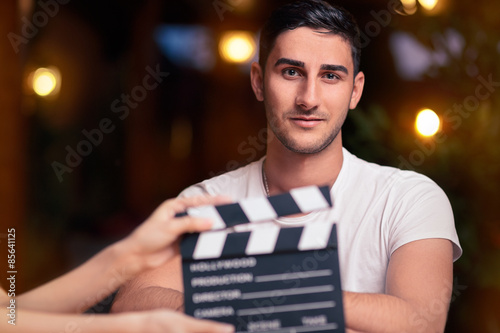 Fotografie, Tablou Professional Actor Ready for a Shoot