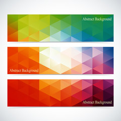 Poster - Modern Colorful Set Of Vector Banners For Your Design