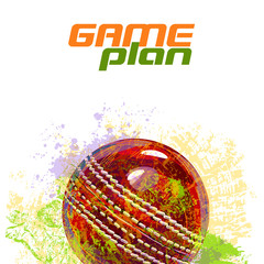 Wall Mural - Cricket Ball
All elements are in separate layers and grouped.