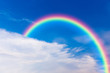 © pushish images - Beautiful sky with rainbow.