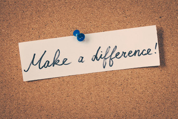 Wall Mural - Make a difference