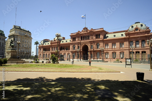 Fotografie, Tablou Casa Rosada Buenos Aires Argentina Ružičasta kuća Каса Росада 阿根廷总统府 קאסה רוסאדה