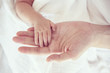 © DN6 - Soft focus and blurry of Baby Hands, retro filter effect