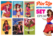 Vector Collection Of Pin Up Girls
