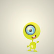 © zmiter - Green Cartoon cute monster