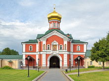 The Holy Gate With Gate Church Of Saint Philip, Metropolitan Of Moscow, In Valday Iversky Monastery, Novgorod Oblast, Russia