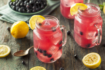 Canvas Print - Organic Sweet Blueberry Lemonade