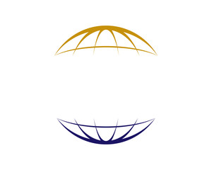 circle globe global logo