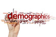 Demographics word cloud