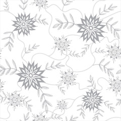  Floral  seamless pattern