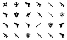 Weapons Vector Icons 3
