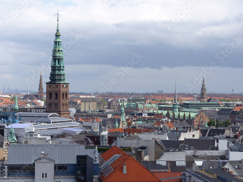 Fototapeta na szkło Copenhagen cityscape
