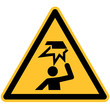 Warnschild Warnung vor Kopfverletzungen nach DIN 7010 / ASR 1.3 W020