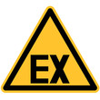 Warnschild EX nach ASR 1.3 