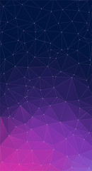 Wall Mural - Purple vector background with triangles