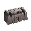 Heavy Metal - Typo Cube w2