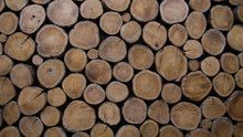 Background Of Wood Logs