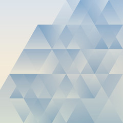 Wall Mural - Abstract geometric background, modern triangular design