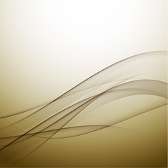 abstract elegant gold wave background, vector illustration