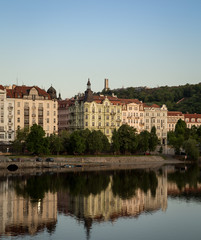 Wall Mural - Building refection on the river