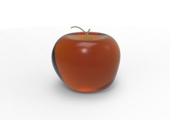 Poster - apple 3d