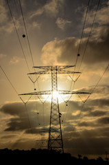 High Voltage Electric Transmission Tower