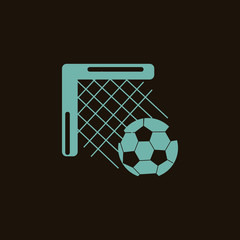 Football goal icon