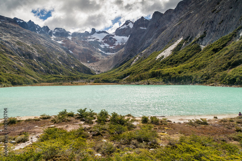Fotografía Laguna Esmeralda en la isla de Tierra del Fuego