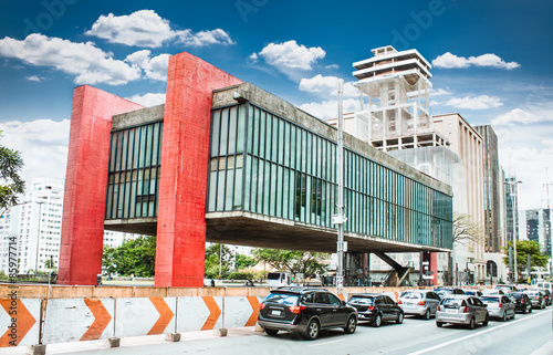 Sao Paulo Museum Of Art In Sao Paulo Brazil Buy This Stock Photo And Explore Similar Images At Adobe Stock Adobe Stock