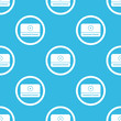 © ylivdesign - Mediaplayer sign blue pattern