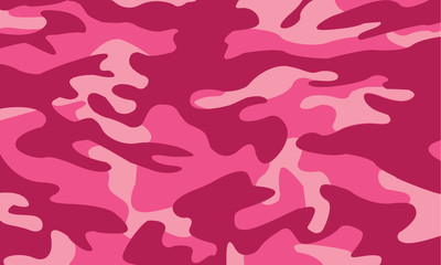 Wall Mural - background pink camo pattern