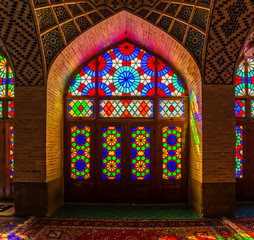 Wall Mural - Nasir Al-Mulk Mosque windows