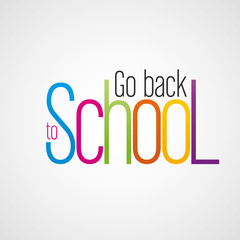 Poster - go back to school