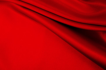 red satin silk